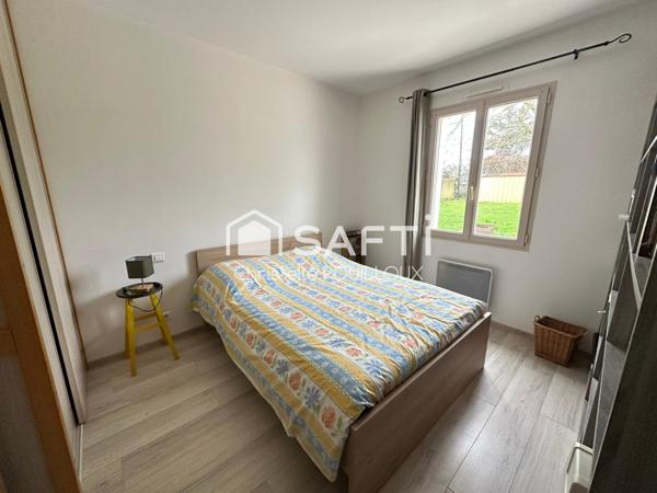 Pavillon de plain pied, 2 chambres,jardin