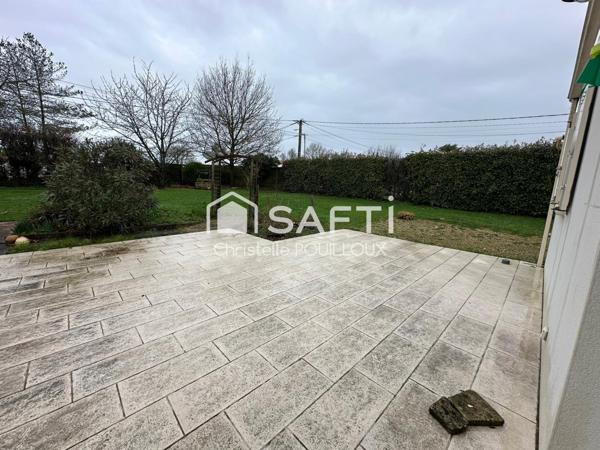 Pavillon de plain pied, 2 chambres,jardin