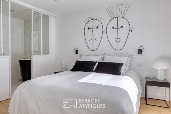 Triplex au design contemporain avec terrasse et vue