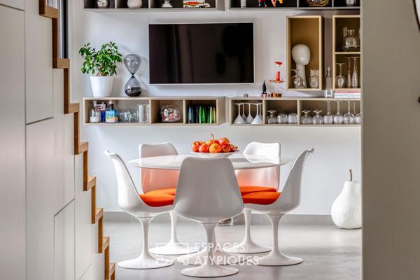 Triplex au design contemporain avec terrasse et vue