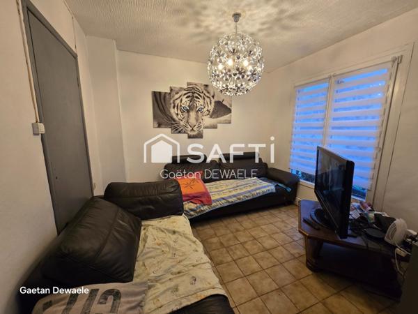 Maison semi plain pied 3 chambres, jardin et garage