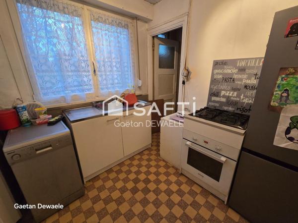 Maison semi plain pied 3 chambres, jardin et garage