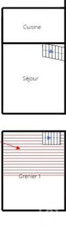 Maison à vendre  2 pièces - 51 m2 ABBEVILLE - 80