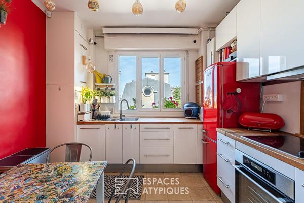 Duplex au charme mansardé au coeur du quartier des Vallées