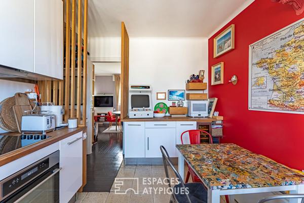 Duplex au charme mansardé au coeur du quartier des Vallées