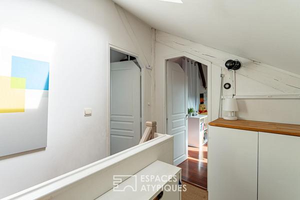 Duplex au charme mansardé au coeur du quartier des Vallées
