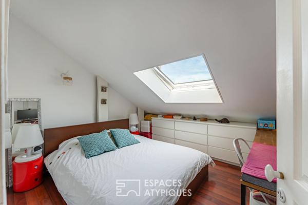 Duplex au charme mansardé au coeur du quartier des Vallées
