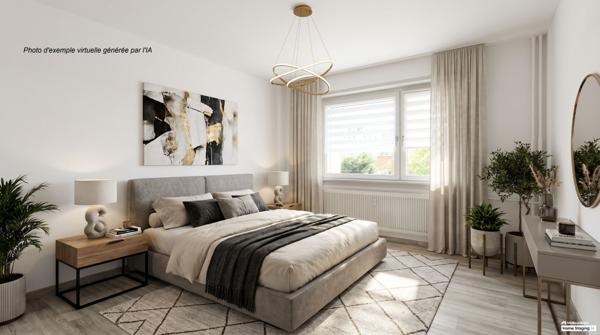 Magnifique appartement 3/4 pièces rénové avec 2 ou 3 chambres