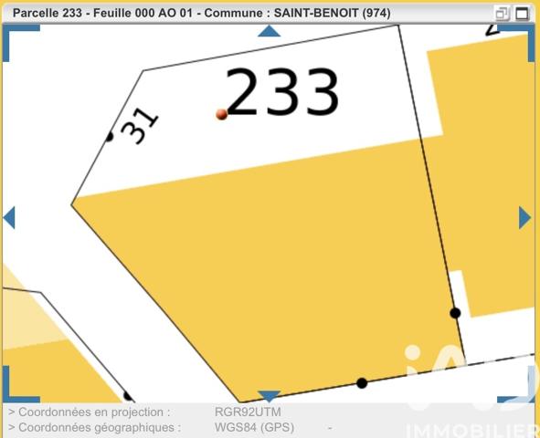 Terrain à vendre 215 m² Saint-Benoît