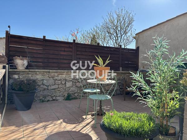 CAPENDU - Maison en pierre 185 m², 5 chambres, garage sur terrain de 261 m²