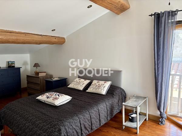 CAPENDU - Maison en pierre 185 m², 5 chambres, garage sur terrain de 261 m²