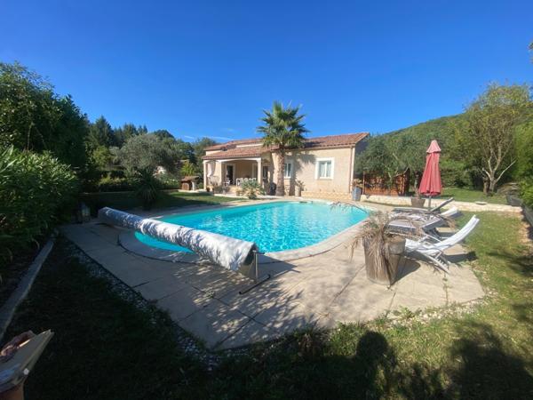 À vendre – Maison 5 pièces de plain-pied avec piscine – SAINT MARTIN DE VALGALGUES (30)