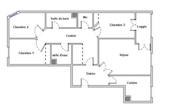 Appartement à vendre    4 pièces • 92,83 m2 Lyon 3