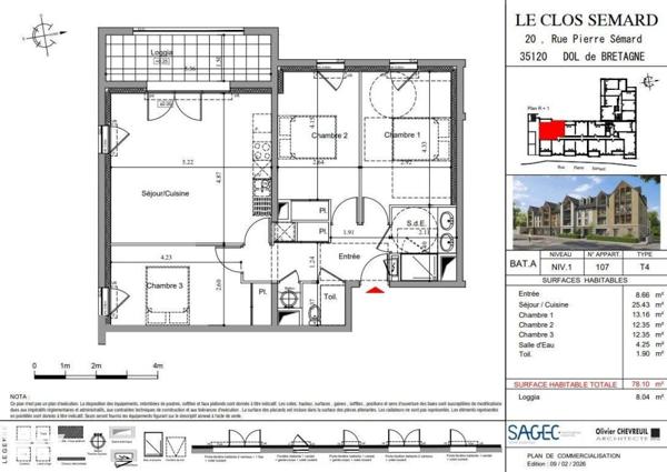 APPARTEMENT T4 CENTRE VILLE