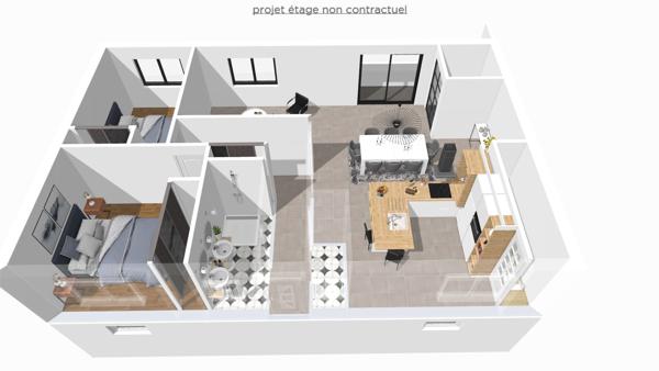 MAISON CENTRE VILLE + TERRAIN CONSTRUCTIBLE