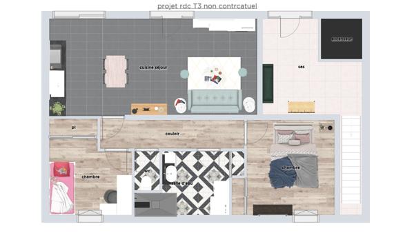 MAISON CENTRE VILLE + TERRAIN CONSTRUCTIBLE