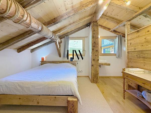 Chalet d’exception – Vue panoramique sur les Aravis et Crest-Voland