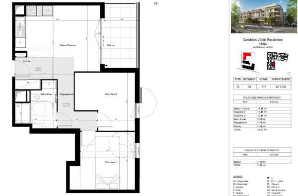 Appartement (neuf) à vendre 3 pièces 52 m² Cagnes-sur-Mer