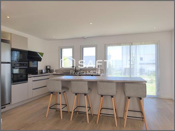 Maison 140m², 4 chambres avec garage construite en 2024