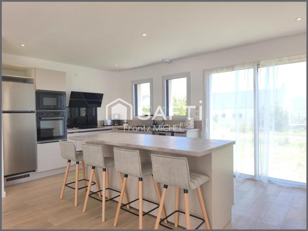 Maison 140m², 4 chambres avec garage construite en 2024