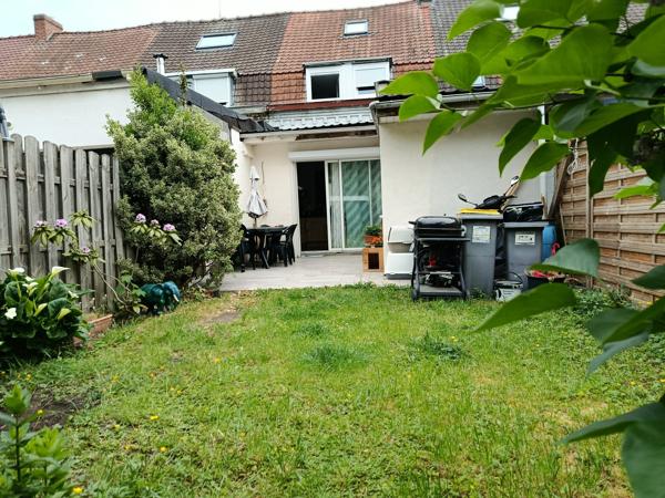 Maison mitoyenne 2 côtés à vendre, 4 pièces - Wattrelos 59150