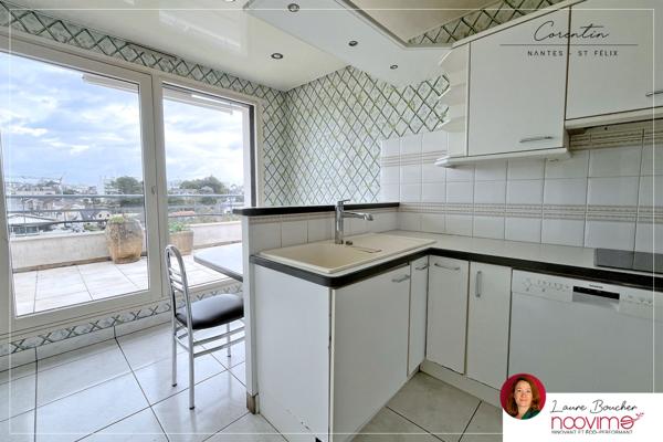 Saint-Félix vue Erdre, 5 pièces 121 m2 dernier étage avec 2 terrasses