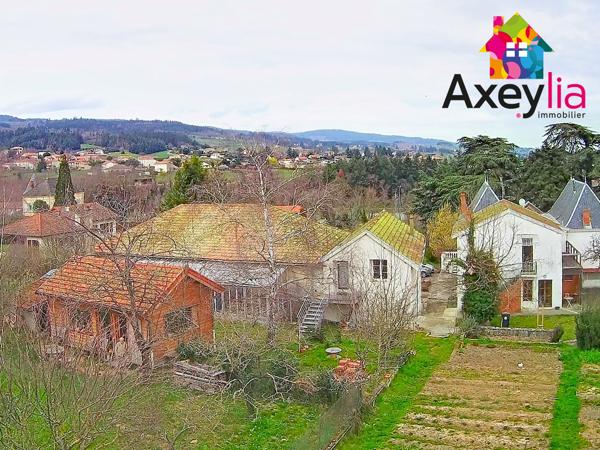 Saint-Alban-les-Eaux (42370) A VENDRE - ST ALBAN LES EAUX - ENSEMBLE IMMOBILIER AVEC MAISONS ET APPARTEMENTS SUR 6621M² DE TERRAIN