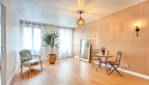 Appartement 43m2, 2 pièces