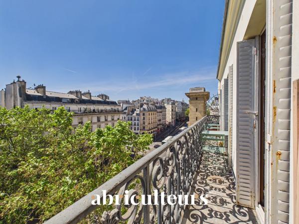 2 PIECES DE CHARME AVEC PETIT BALCON FILANT PARIS 10, PORTE SAINT-DENIS