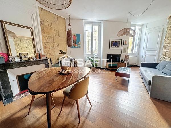 BORDEAUX Appartement de charme, 1 chambre et cave