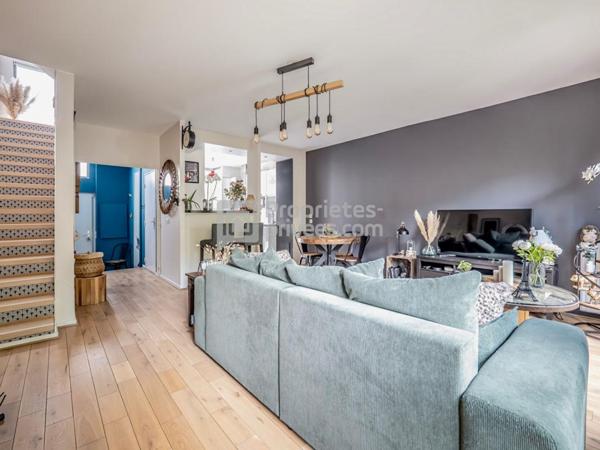 Maison familiale avec 4 chambres possibles de 111,63m² + 61m² de jardin + 18.60m² de terrasse à Saint-Denis