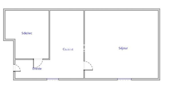 À vendre Studio 11.04 m² - Bagnolet 93170