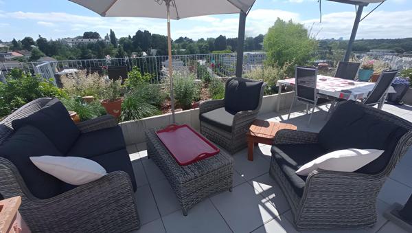 Penthouse d’exception – 103 m² habitables avec Toit-terrasse de 70 m² avec vue panoramique à 500m des Bords de L'Erdre