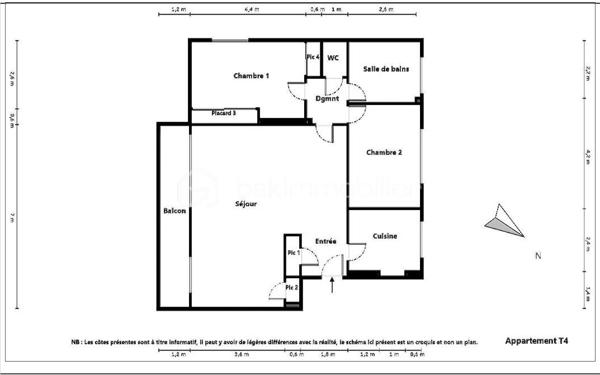 Appartement de 82,26 m²