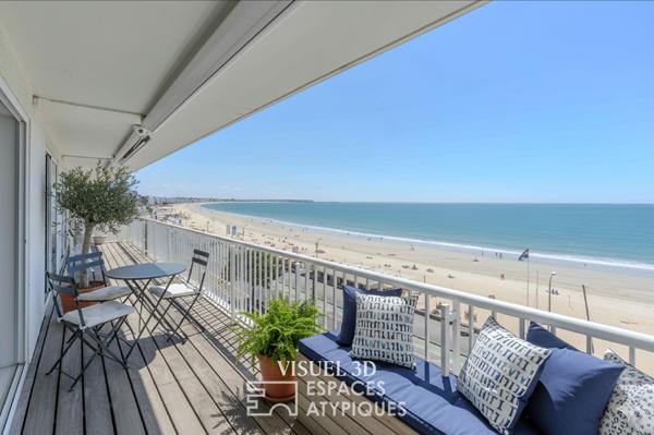 Bel appartement avec vue mer panoramique au coeur de La Baule