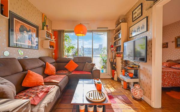 Appartement à vendre    2 pièces • 40 m2 Paris 20