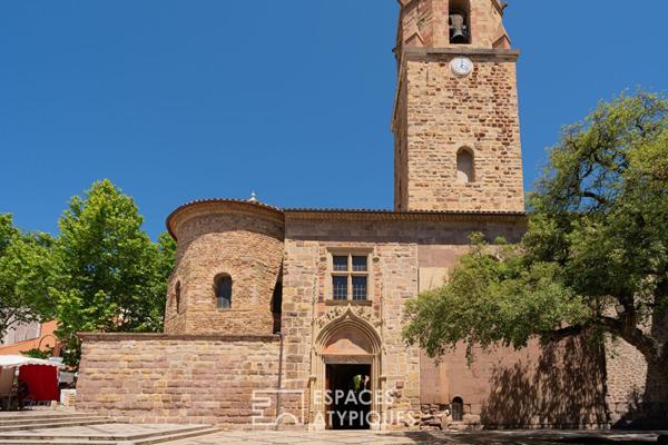 Duplex sous les toits avec vue sur la cathédrale et aperçu mer