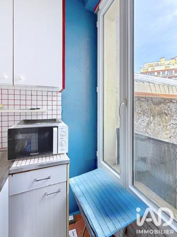 Studio à vendre 12,94 m² Paris 19