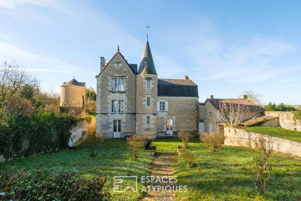Manoir du XVIIème, ancien relais de chasse d’Henri IV au nord de Poitiers