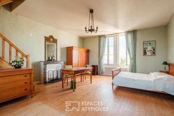 Manoir du XVIIème, ancien relais de chasse d’Henri IV au nord de Poitiers