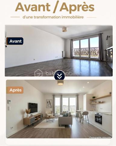 Dans une résidence récente, cet appartement de 59 m² offre un cadre de vie fonctionnel, à quelques minutes à pied des commerces du quotidien et des écoles.
L'entrée dessert un séjour lumineux avec cuisine ouverte, pièce de vie principale ouvrant sur un balcon. Le côté nuit se compose de deux chambres, dont une belle chambre spacieuse et une seconde donnant sur le prolongement du balcon. La salle de bains permet d'installer un lave-linge sans contrainte. Les toilettes sont séparées.
L'appartement dispose d'une place de parking, et la résidence est équipée d'un ascenseur. L'arrêt de bus se trouve au pied de l'immeuble, ce qui facilite les déplacements au quotidien, comptez environ 15 minutes pour rejoindre la gare de Sartrouville, desservie par le RER A et la ligne L du Transilien.
Un bien récent, agréable à vivre et bien situé,
