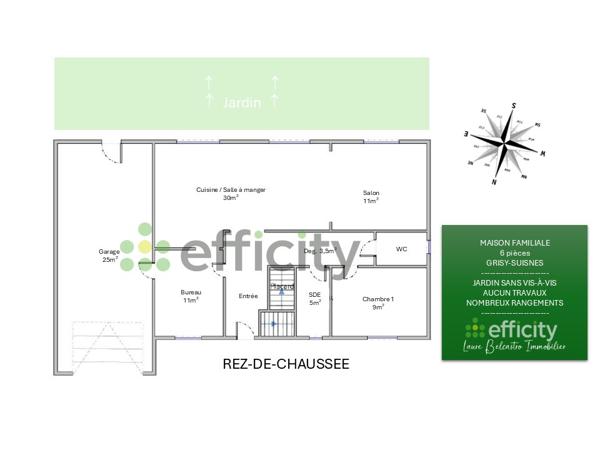 Maison 6 pièces - 130 m²