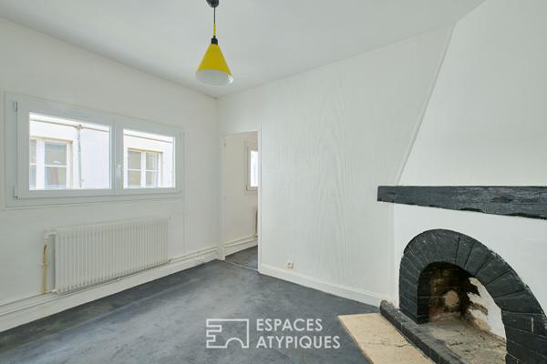 Ensemble de deux lots à réunir et à rénover aux Abbesses