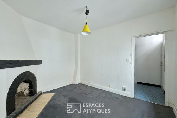 Ensemble de deux lots à réunir et à rénover aux Abbesses