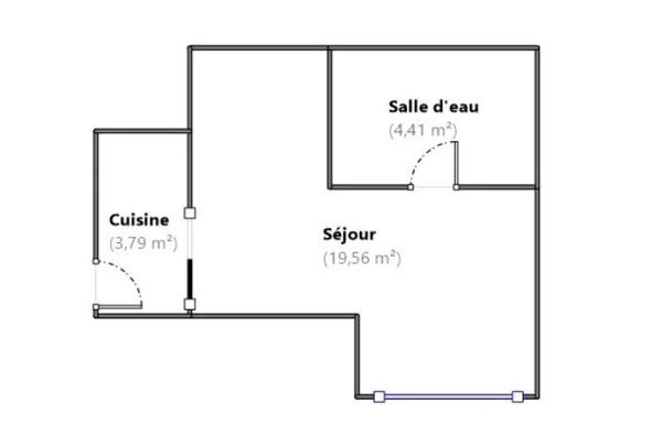 # Appartement – 28m² – Paris 8ème
