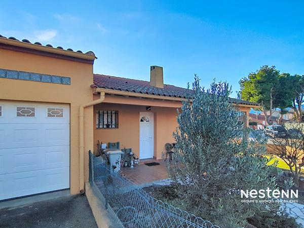 Maison plain pied, 3 faces, 82m² sur 312m² de parcelle