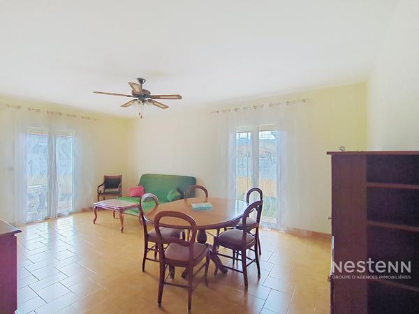 Maison plain pied, 3 faces, 82m² sur 312m² de parcelle