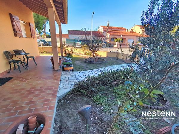 Maison plain pied, 3 faces, 82m² sur 312m² de parcelle