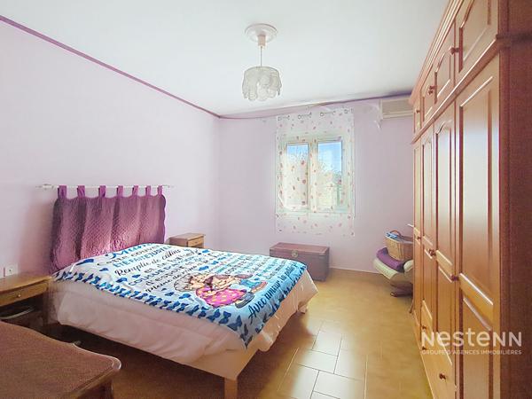 Maison plain pied, 3 faces, 82m² sur 312m² de parcelle