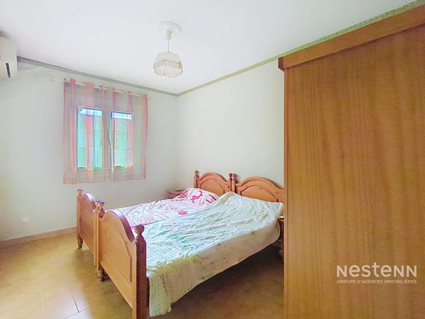 Maison plain pied, 3 faces, 82m² sur 312m² de parcelle